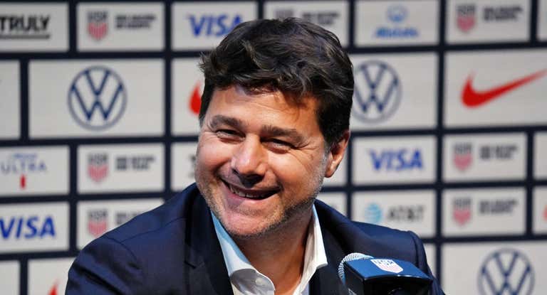 Mauricio Pochettino, en su presentación como nuevo técnico de USA.