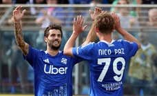 Nico Paz ya conquista a Italia: se luce en un Como que acarició el triunfo