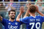 Nico Paz ya conquista a Italia: se luce en un Como que acarició el triunfo