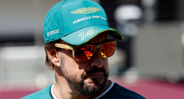Fernando Alonso, pensativo.