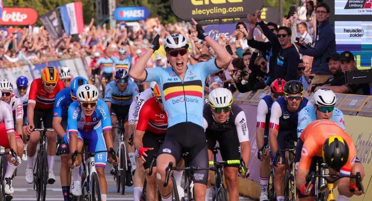 Tim Merlier, nuevo campeón de Europa.