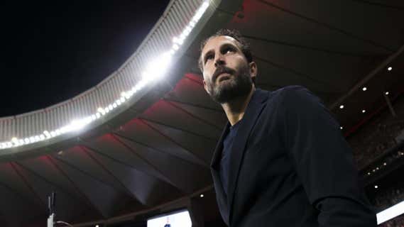 Rubén Baraja en el Metropolitano. /LaLiga.
