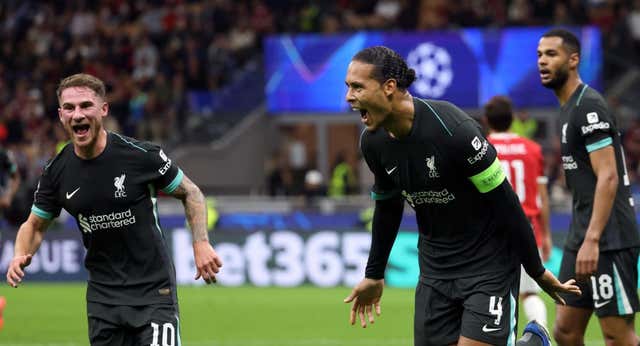 Remontada de autoridad del Liverpool ante un Milan que no arranca