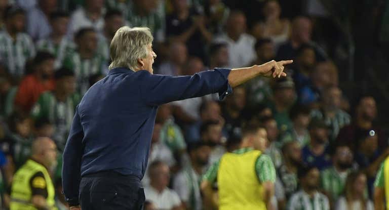 El técnico del Real Betis, Manuel Pellegrini.