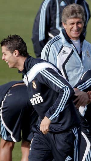 Pellegrini, en su etapa en el Real Madrid. ABC