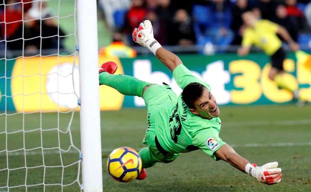 Guaita, en su etapa en el Getafe.