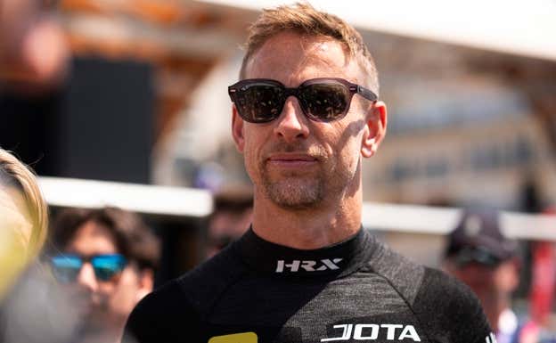 Jenson Button, con el equipo Jota. TEAM JOTA