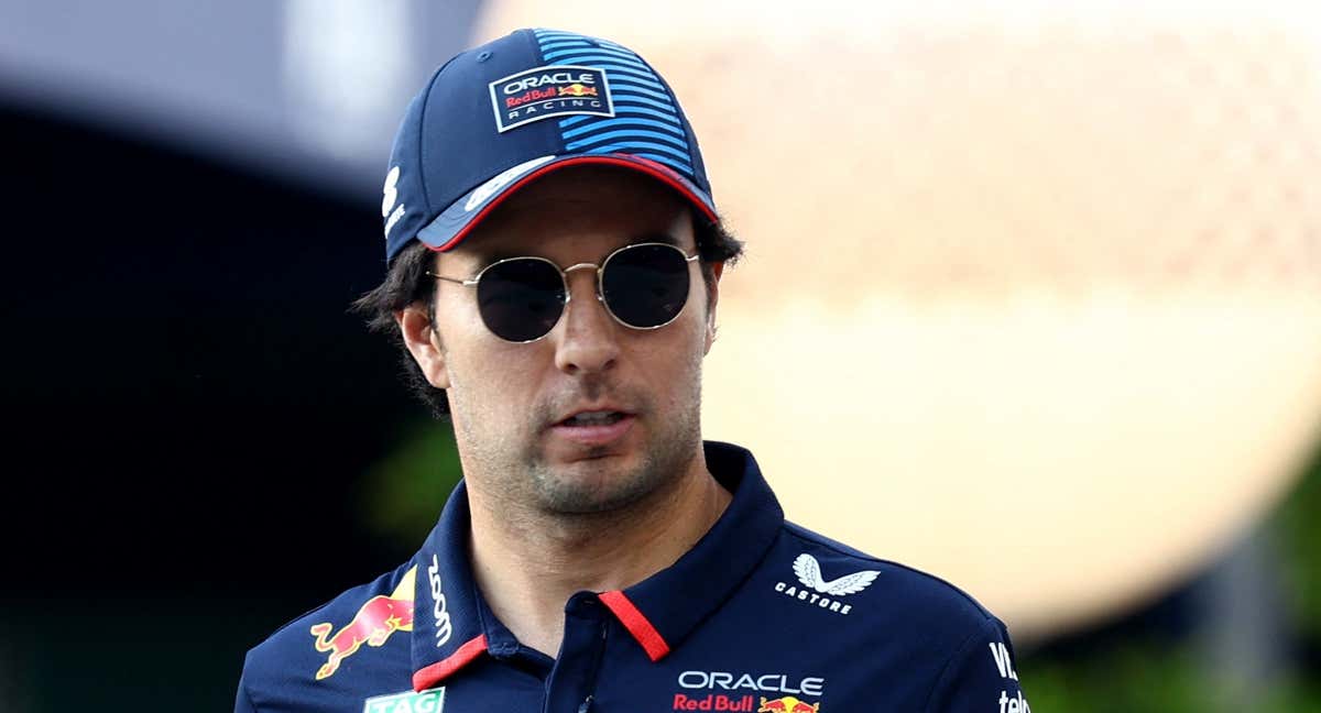Sergio Pérez, en Singapur./REUTERS