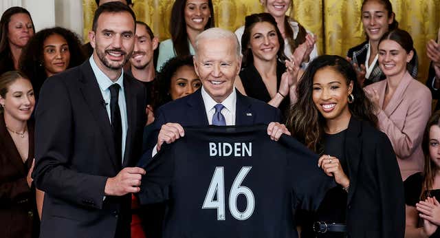 La visita a la Casa Blanca del Gotham FC que marca un hito en el fútbol femenino de la mano de Joe Biden