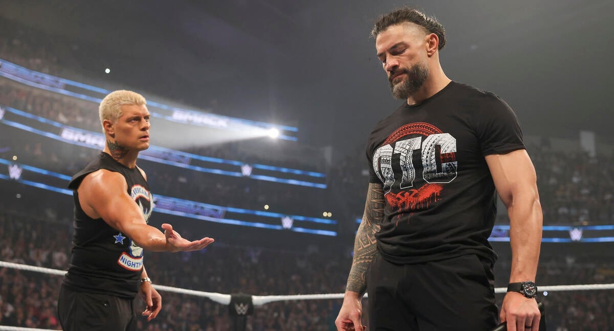 Cody Rhodes y Roman Reings, en SmackDown.
