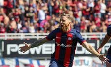 Muniain se estrena como goleador en Argentina con un doblete en su primera titularidad