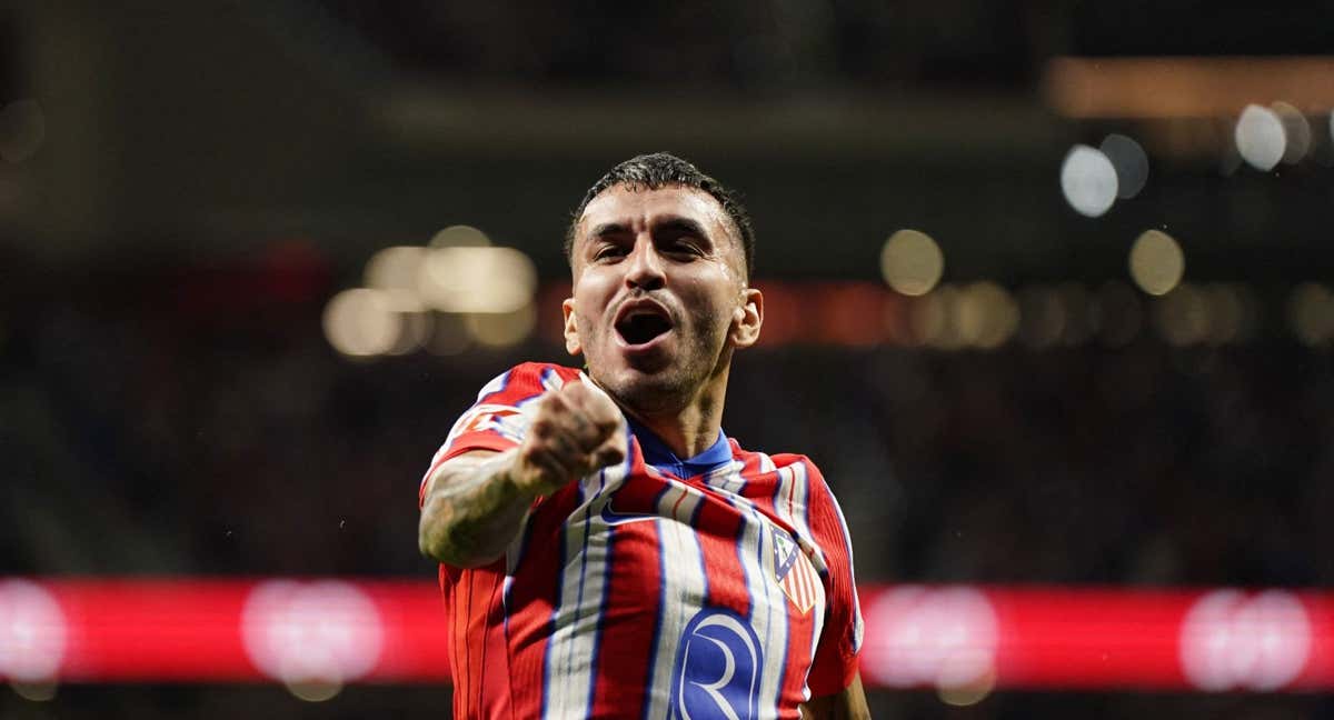 Ángel Correa marcó el gol del empate del Atlético de Madrid en el derbi contra el Real Madrid.