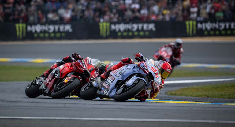 Marc Márquez y Pecco Bagnaia.