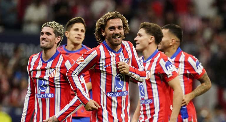 El Atlético de Madrid en un partido reciente de LaLiga.