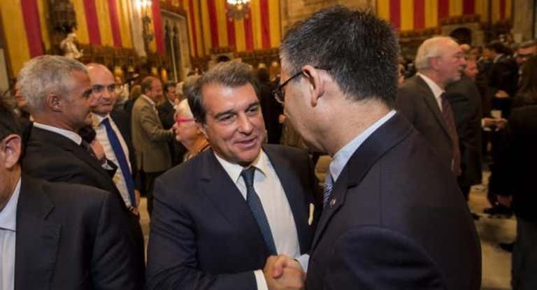 Laporta y Bartomeu coincidieron en la Generalitat.