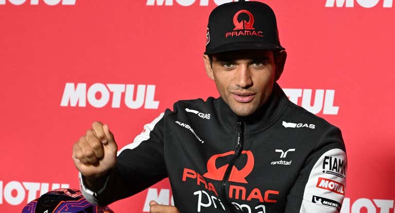 Jorga Martín, durante la conferencia de prensa en el GP de Japón.