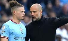 El dardo de Pep Guardiola que aún retumba en la cabeza de Kalvin Phillips: «Me enfadé, todos me preguntaban por mi peso»