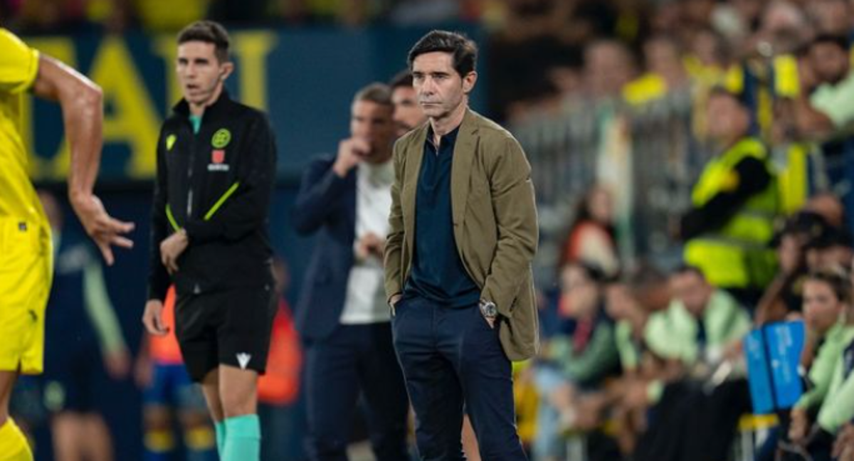 Marcelino en un partido.