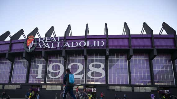 Aledaños del estadio José Zorrilla. /Getty