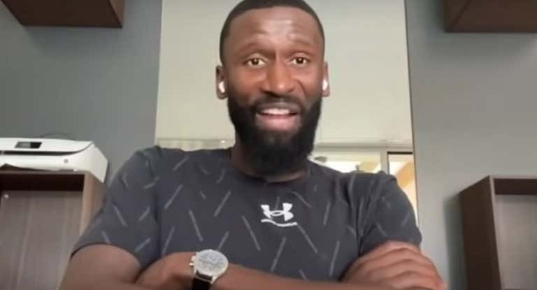 Rudiger, en su entrevista.