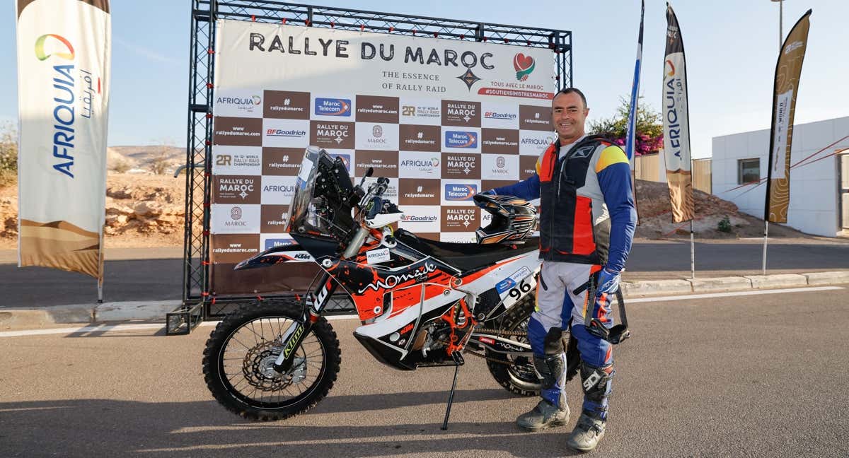 Baudry, en la presentación del Rally de Marruecos.