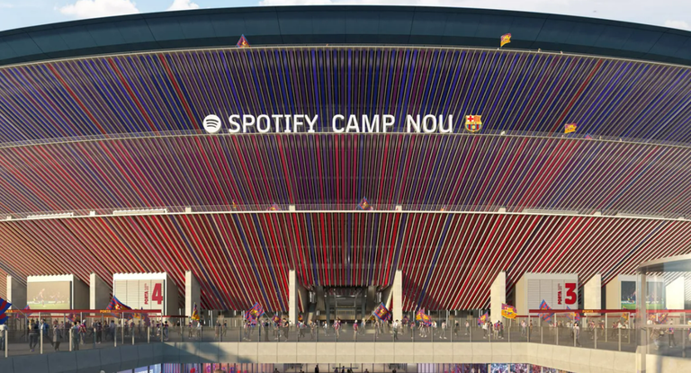 Así será el Spotify Camp Nou una vez esté terminado.