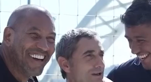 Paulinho y Mauro Silva visitan con Brasil a Valverde para aprender más sobre Lezama