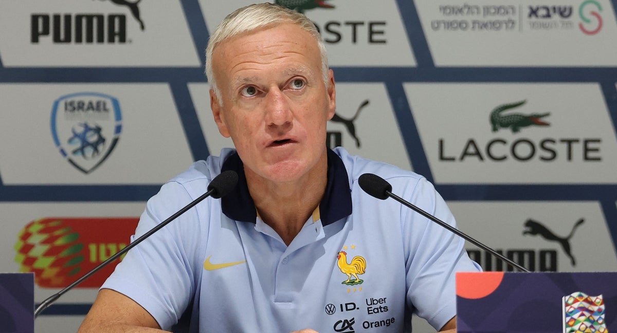 Didier Deschamps, en rueda de prensa este miércoles.