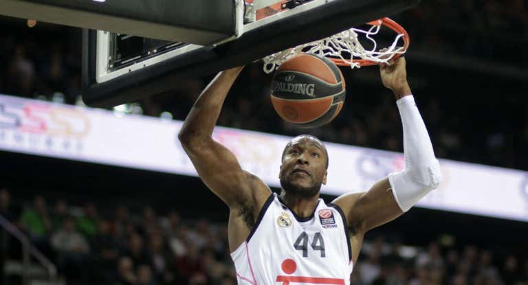Marcus Slaughter, en su tiempo en el Real Madrid.