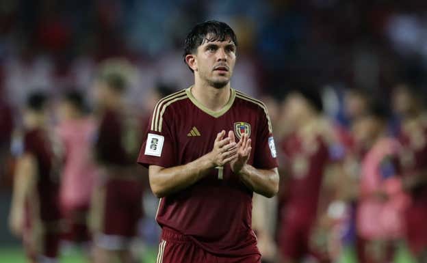 Jon Aramburu es internacional absoluto con Venezuela desde 2023. EFE