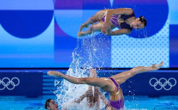 La selección española de natación artística. REUTERS