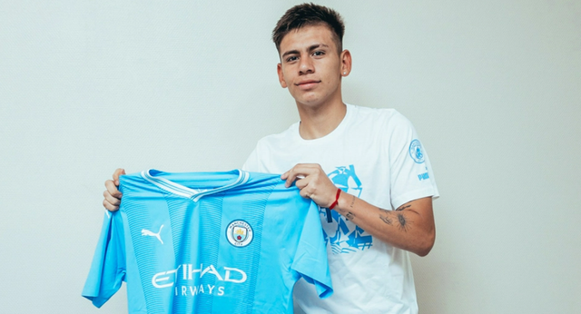 Guardiola ya reclama a la próxima joya argentina y Echeverri llegará al Manchester City en enero