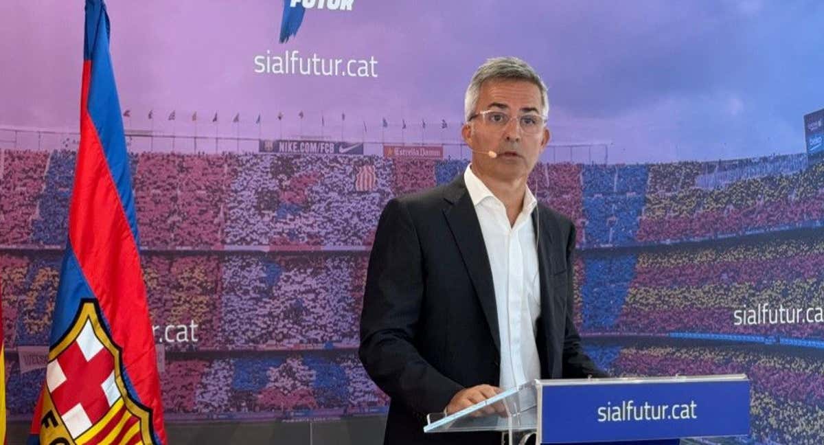 Víctor Font en rueda de prensa.