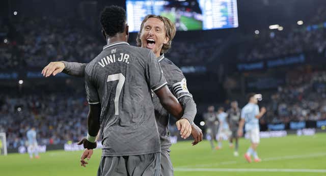Modric le salva la vida al Real Madrid ante un Celta valiente que echó de menos a Aspas