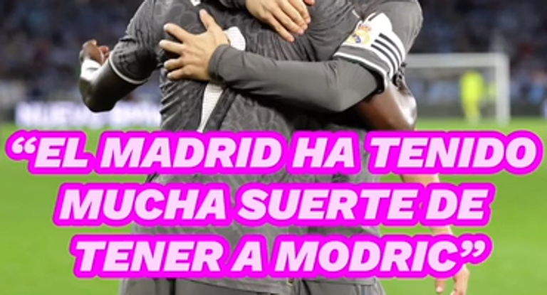 El croata es ya el jugador más longevo en vestir la camiseta blanca y según ha salido ha dado una asistencia.