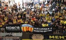 El valencianismo, una vez más, contra Lim: «Honor a todo murciélago que lucha por el escudo»