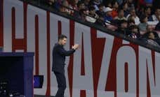 Simeone, incrédulo sobre el penalti: «Cobró lo que se imaginó, pero no pasó lo que se imaginó; no lo vio él y no lo vieron los que le ayudan en el VAR»