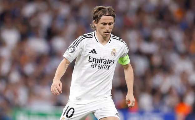 Modric, contra el Dortmund.