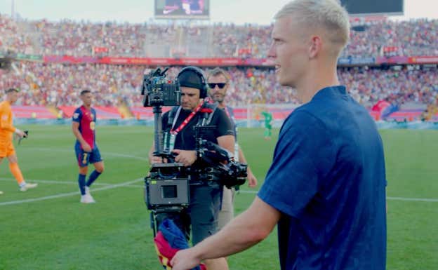 Manu Tomás, steadicam en LaLiga: «Un sueño recurrente es que estoy en medio del Bernabéu y me lesiono o me caigo y retrasan el partido por mi culpa»