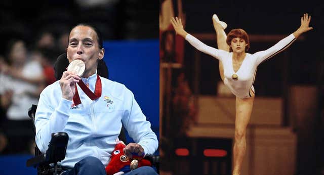 El flechazo entre Teresa Perales y Nadia Comaneci: «¿Te ves en TikTok todos los días? Yo sí»