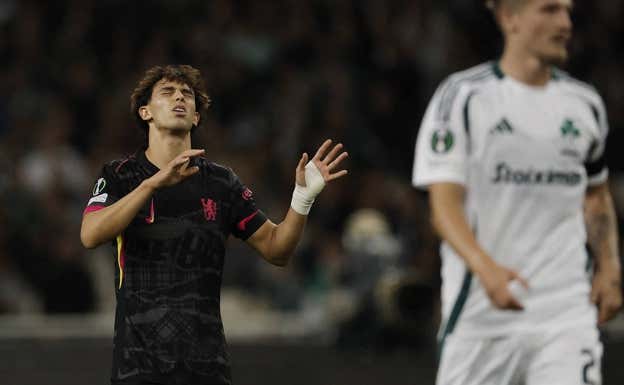Joao Felix, en un partido de Conference League. REUTERS