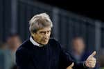 Pellegrini realza el triunfo del Betis: «Quizá fue el mejor primer tiempo desde que estoy aquí»