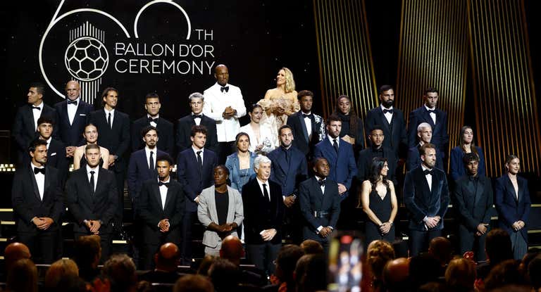 Los nominados al Balón de Oro.