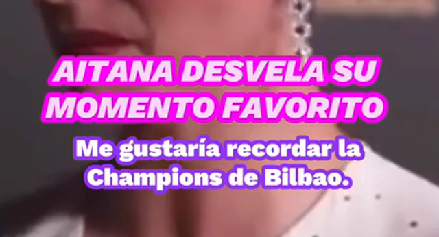 La ganadora del Balón de Oro recordó su momento más especial de la temporada, la Champions en Bilbao.