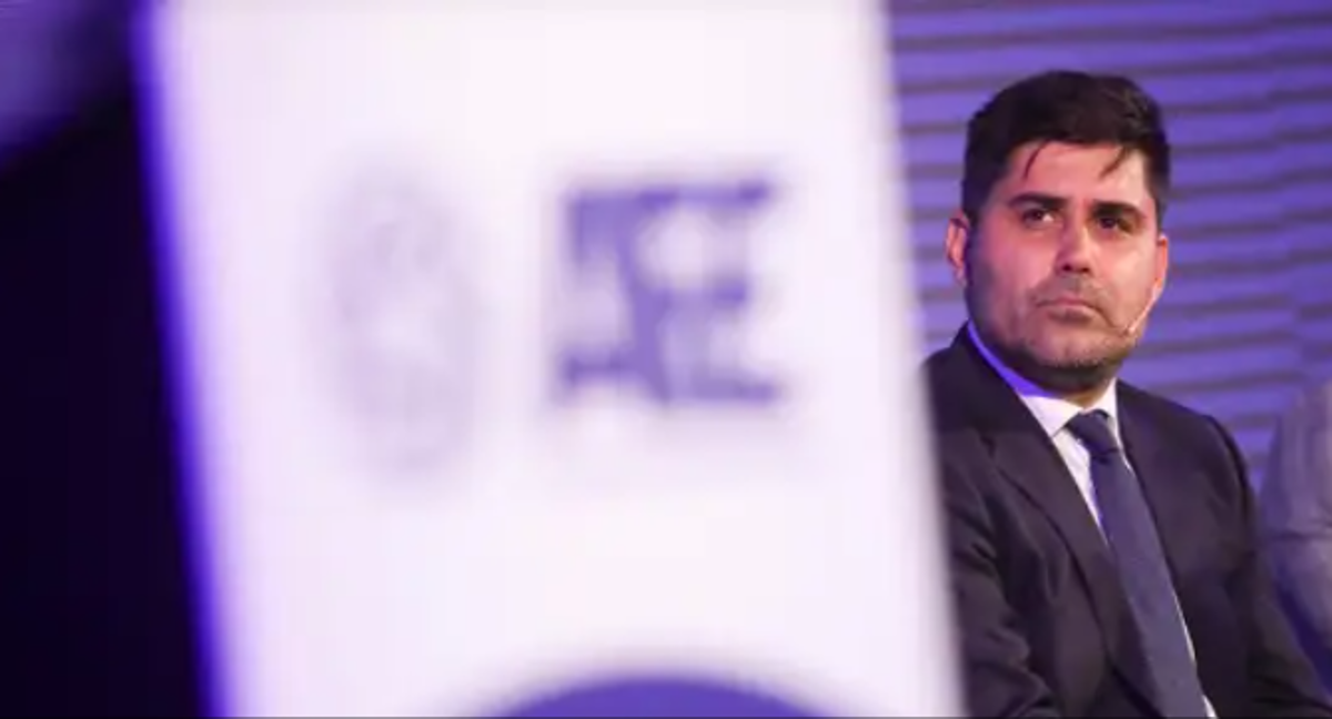 David Aganzo durante un evento.