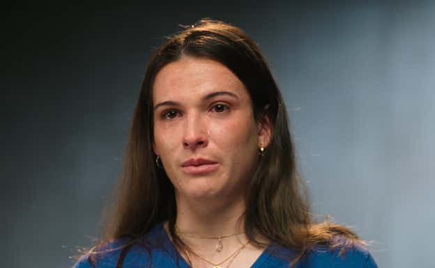 Laia Codina, durante la entrevista.  NETFLIX