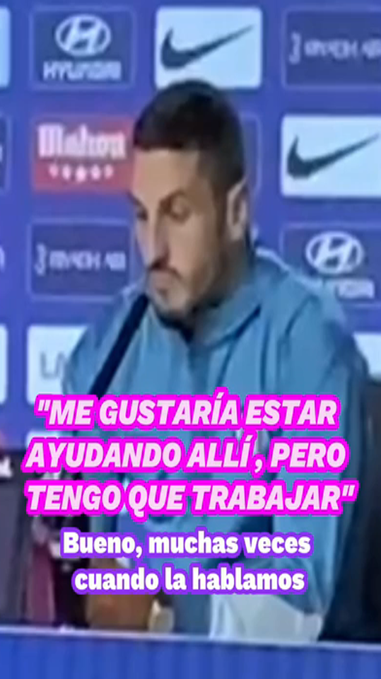 Koke ha expresado lo difícil de jugar en la jornada de hoy.