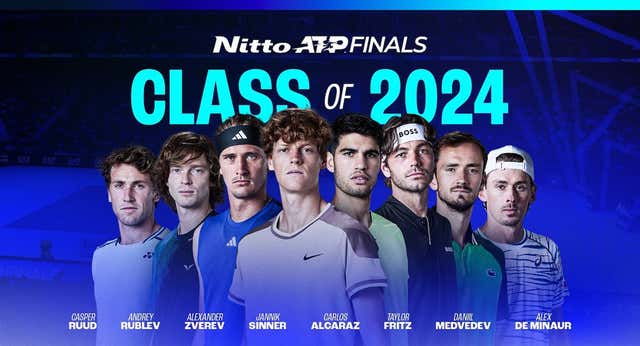 Quiénes son los jugadores clasificados para las ATP Finals 2024