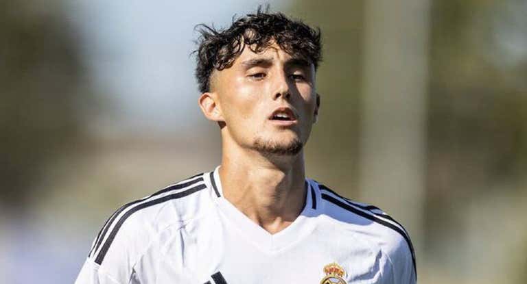 Jesús Fortea, jugando con el Real Madrid.