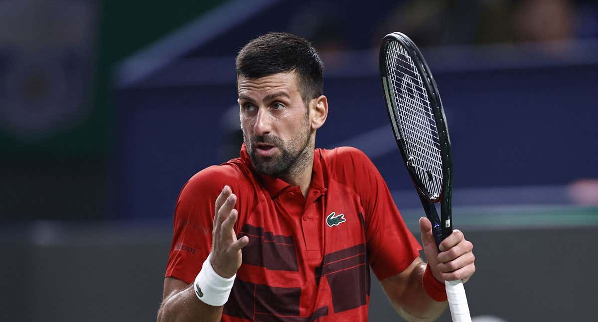 Novak Djokovic, durante el último Masters de Shanghai.